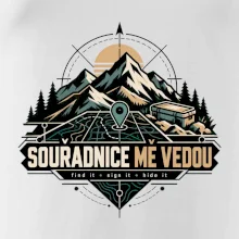 Souřadnice mě vedou horská mapa