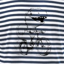 Roztomilý Dinosaurus na kole