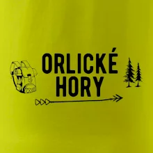 Orlické hory nápis