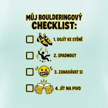 Můj boulderingový checklist