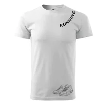 Running nápis šikmo