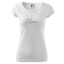 Nápis psací na prsou - máma