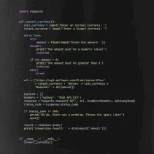 Python Prevodnik měn