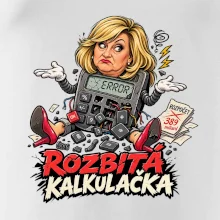 Alenka - rozbitá kalkulačka
