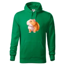 Morče - kreslené, bílo oranžové