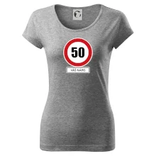 Dopravní značka - rychlost 50 - váš nápis
