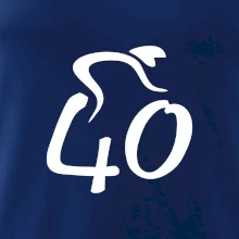 Cyklista slaví čtyřicítku (40)