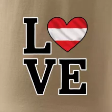Love Rakouská vlajka