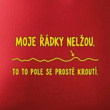 Moje řádky nelžou křivé polní brázdy