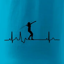 EKG hod oštěpem žena