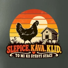 Slepice káva klid a pohoda