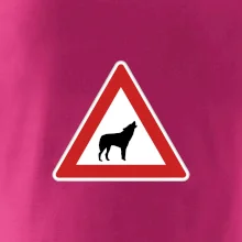 Dopravní značka - Pozor vlk