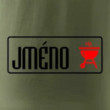 Triko na grilování s vlastním jménem