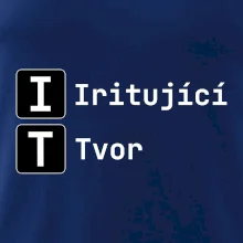 IT Nápis Iritující Tvor
