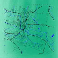 Dvůr Králové nad Labem mapa s vodními toky