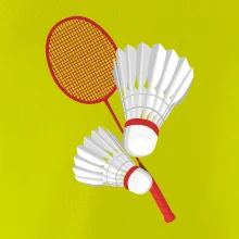 Badminton - pálka a košík