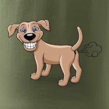 Prdící pes kreslený (Hana-creative)