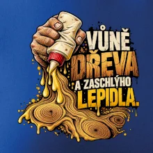 Vůně dřeva a zaschlýho lepidla - kapající lepidlo a letokruhy