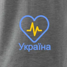 Moje srdce bije pro Ukrajinu - velké