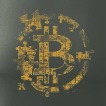 Logo bitcoin puzzle Logo bitcoin puzzle