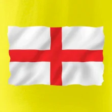 Anglická vlajka vlající