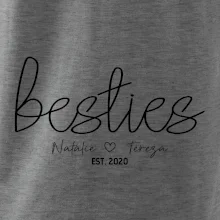 Párové mikiny - Besties Jména a rok