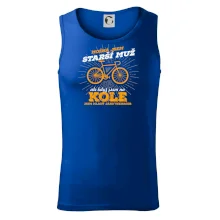 Starší muž - cyklista silniční kolo Starší muž - cyklista silniční kolo