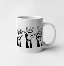 Kámen nůžky papír černé