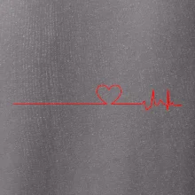 Poker EKG srdce červené