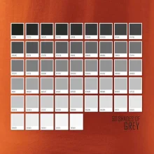 50 barevných odstínů šedi