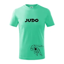 Judo nápis + postavy