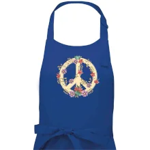 Peace symbol pískový