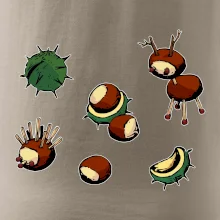 Kaštanová zvířátka - obdelník