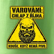 Varování chlap z října kouše když nemá pivo