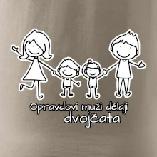 Opravdoví muži dělají dvojčata - kluk kluk