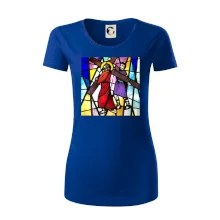 Vitráž - Ježíš a kříž