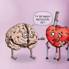Mozek a srdce - poučení (Hana-creative)