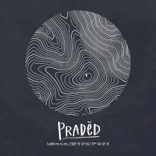 Praděd - vrstevnice v kruhu