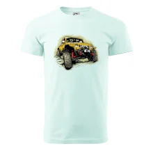 Žlutý offroad s navijákem