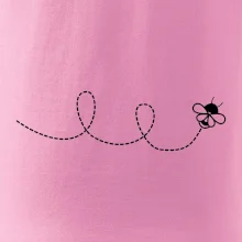 Dráha letu včely - smyčka