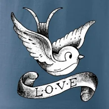 Love holubice - kreslená