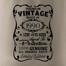 Vintage Etiketa - 1990