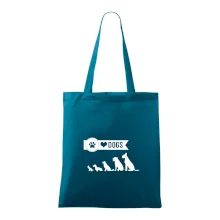 I love dogs - tlapka