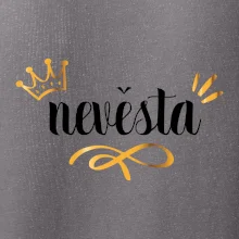 Nevěsta princezna - zlatý potisk