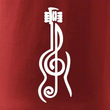 Houslový klíč kytara