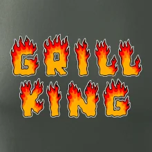 Grill King ohnivý nápis