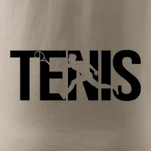 Tenis nápis silueta