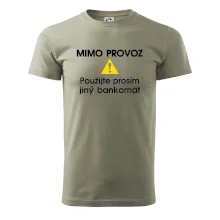 Mimo provoz - použijte jiný bankomat