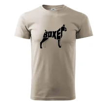 Boxer nápis v těle Boxer nápis v těle