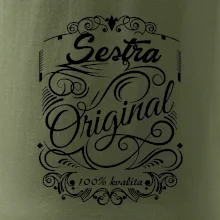 Vintage nejlepší sestra 100% kvalita